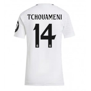 Real Madrid Aurelien Tchouameni #14 Dámské Domácí Dres 2024-25 Krátký Rukáv